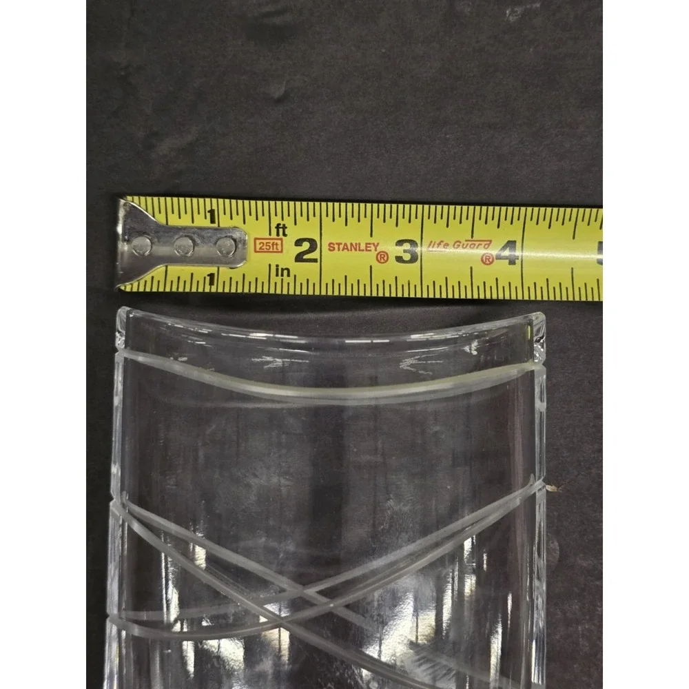 Karim Rashid Nambe Crystal‎ Pocket Vase LARGE 8
